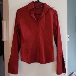 🎈 3/$20 Red NY&co button up blouse